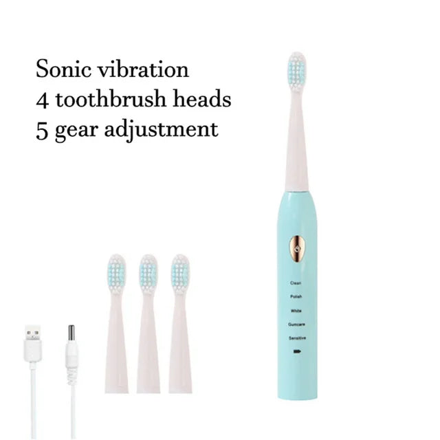 Cepillo de Dientes Eléctrico Sónico Profesional Toothink