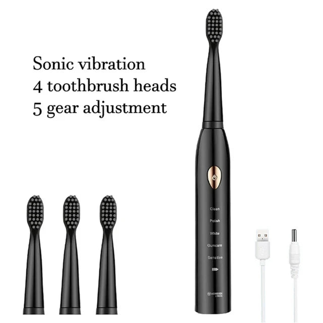Cepillo de Dientes Eléctrico Sónico Profesional Toothink
