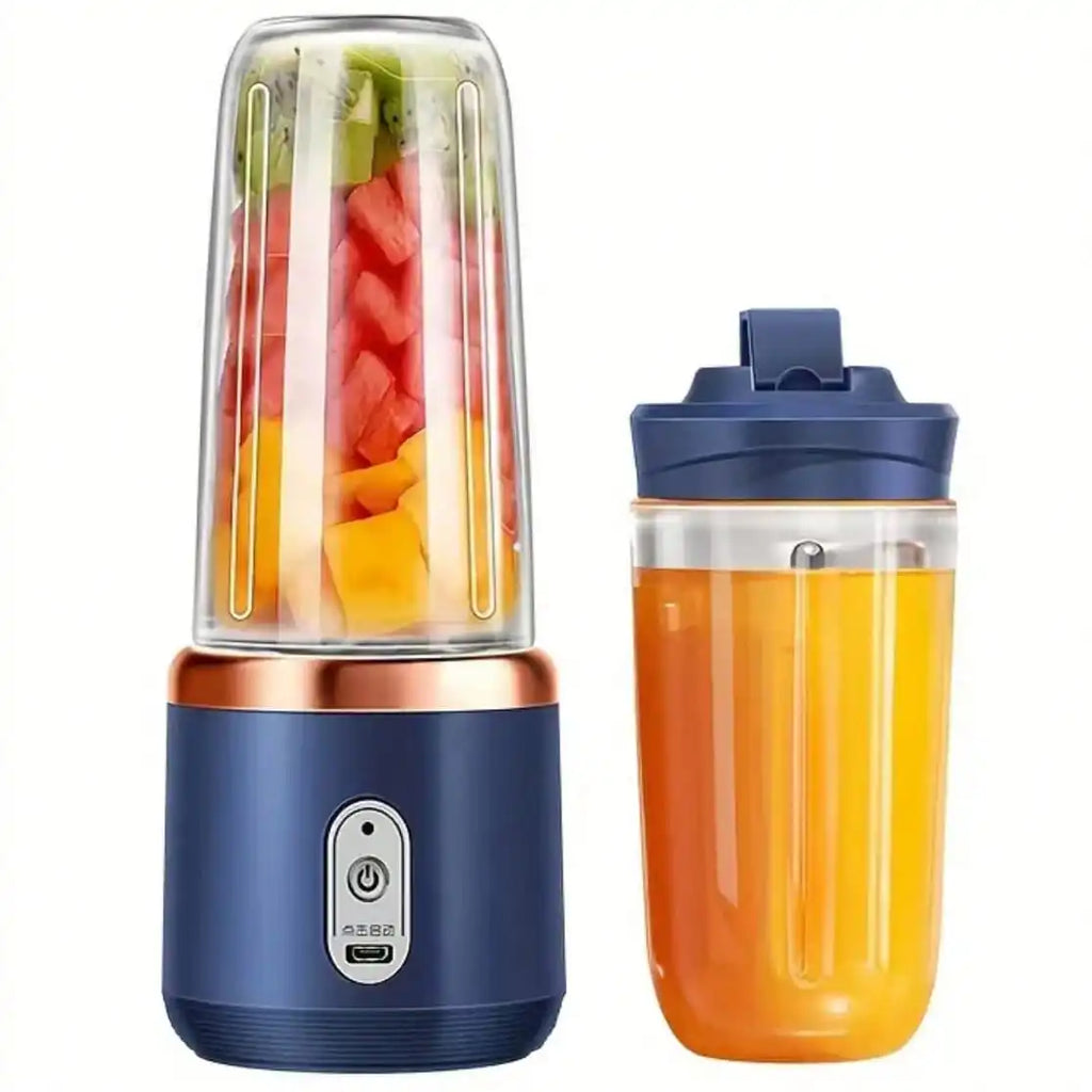 Licuadora Portátil Recargable USB | Smoothies en 30 Segundos | Ideal para Gym, Viajes y Casa