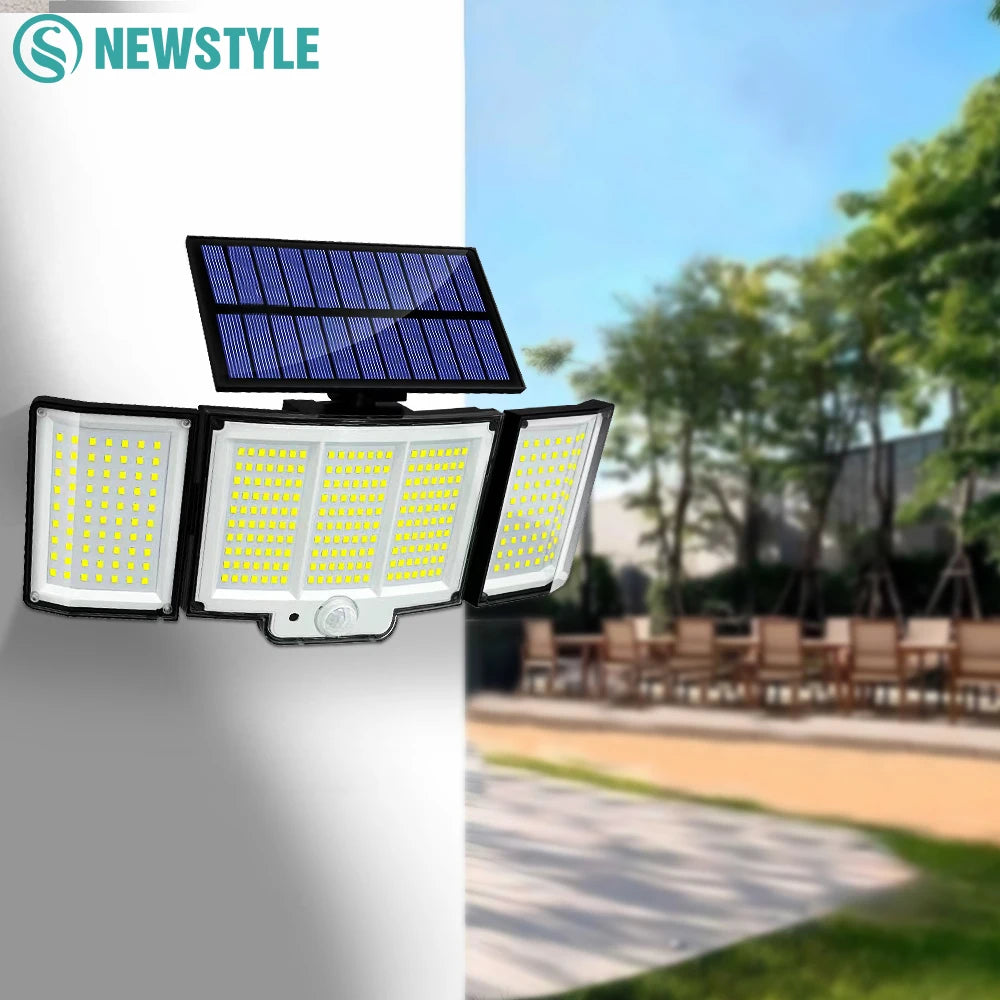 Reflector Solar LED Suburbano con Sensor de Movimiento (Hasta 348 LED)