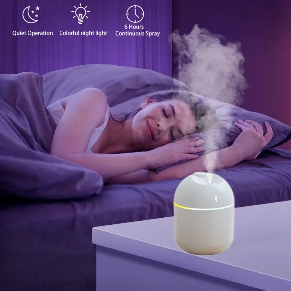Mini Humidificador de Niebla Fría USB – Ultra Silencioso y Portátil