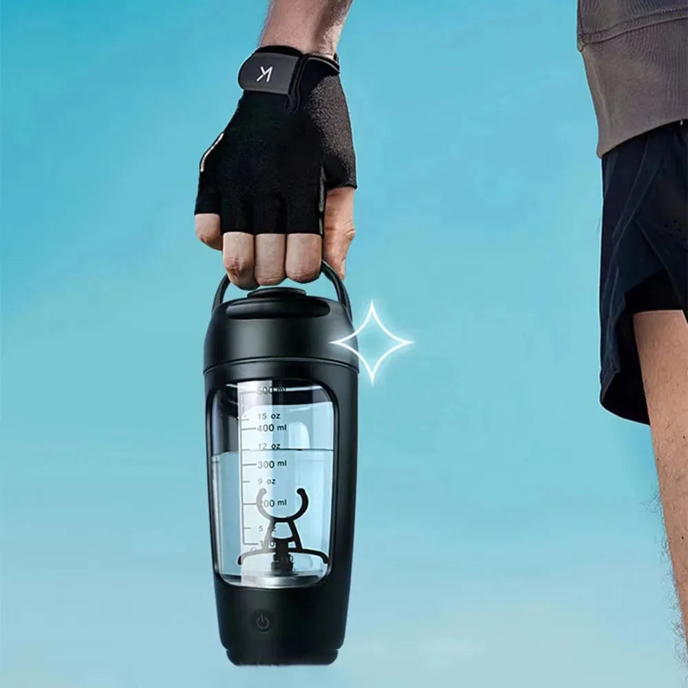 ¡Mezclas perfectas al instante! – Shaker Eléctrico Portátil Atuwebo (650ml)