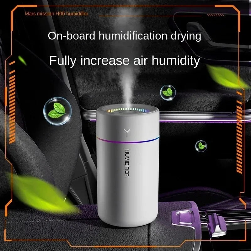Humidificador LED 280ML, Aroma relajante y Luz ambiental.
