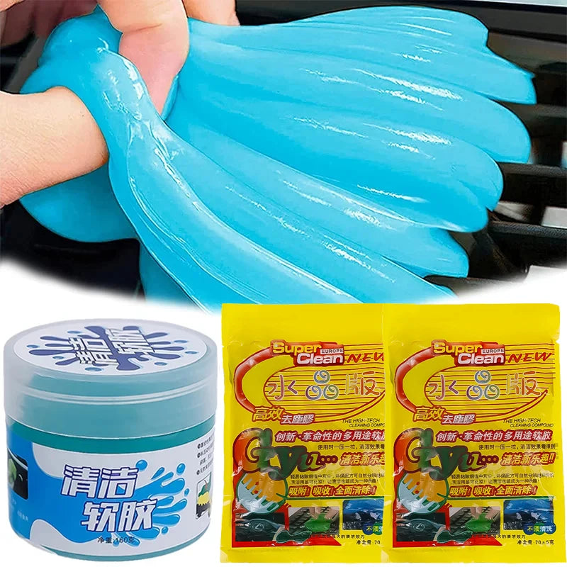 Magic Cleaning Gel for Car & Keyboard – Dust Remover Slime-Gel Limpiador Mágico para Auto y Teclado