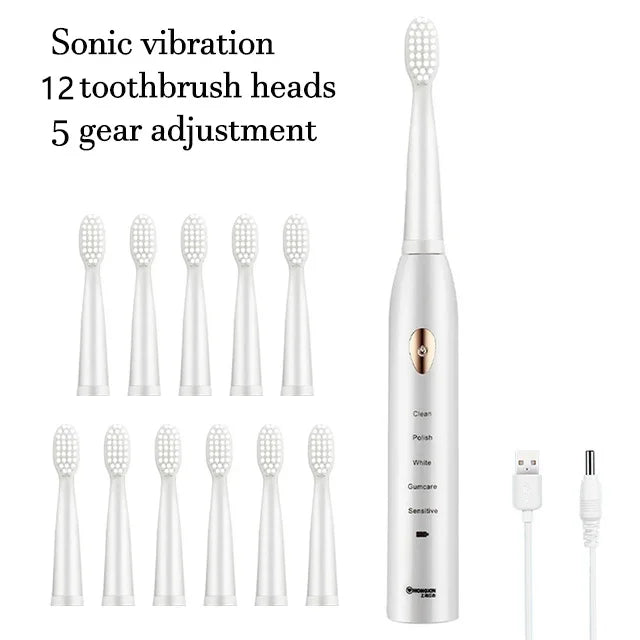 Cepillo de Dientes Eléctrico Sónico Profesional Toothink
