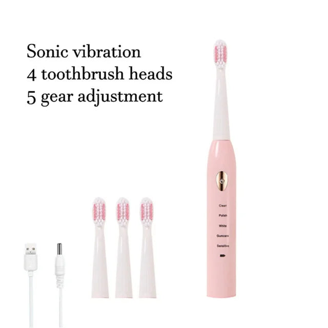 Cepillo de Dientes Eléctrico Sónico Profesional Toothink