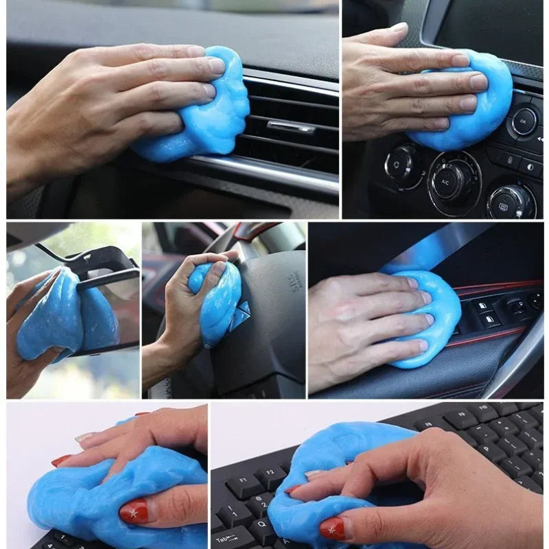 Magic Cleaning Gel for Car & Keyboard – Dust Remover Slime-Gel Limpiador Mágico para Auto y Teclado