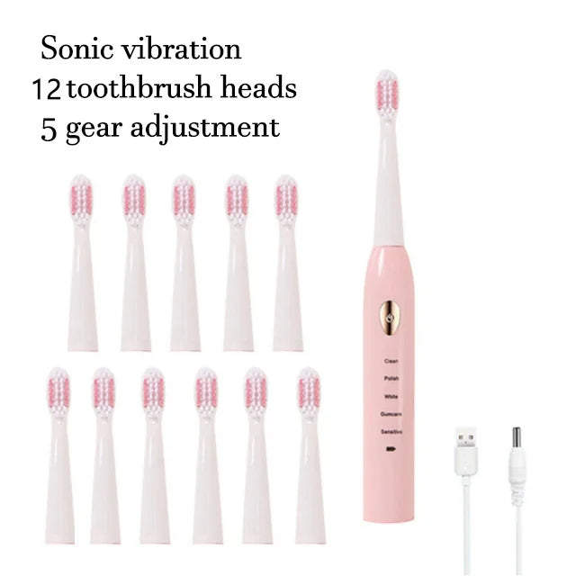 Cepillo de Dientes Eléctrico Sónico Profesional Toothink