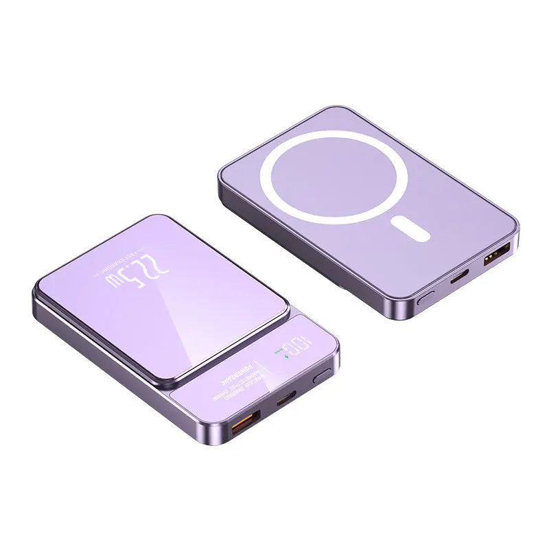 ⚡ Power Bank Magnética Inalámbrica de Carga Rápida