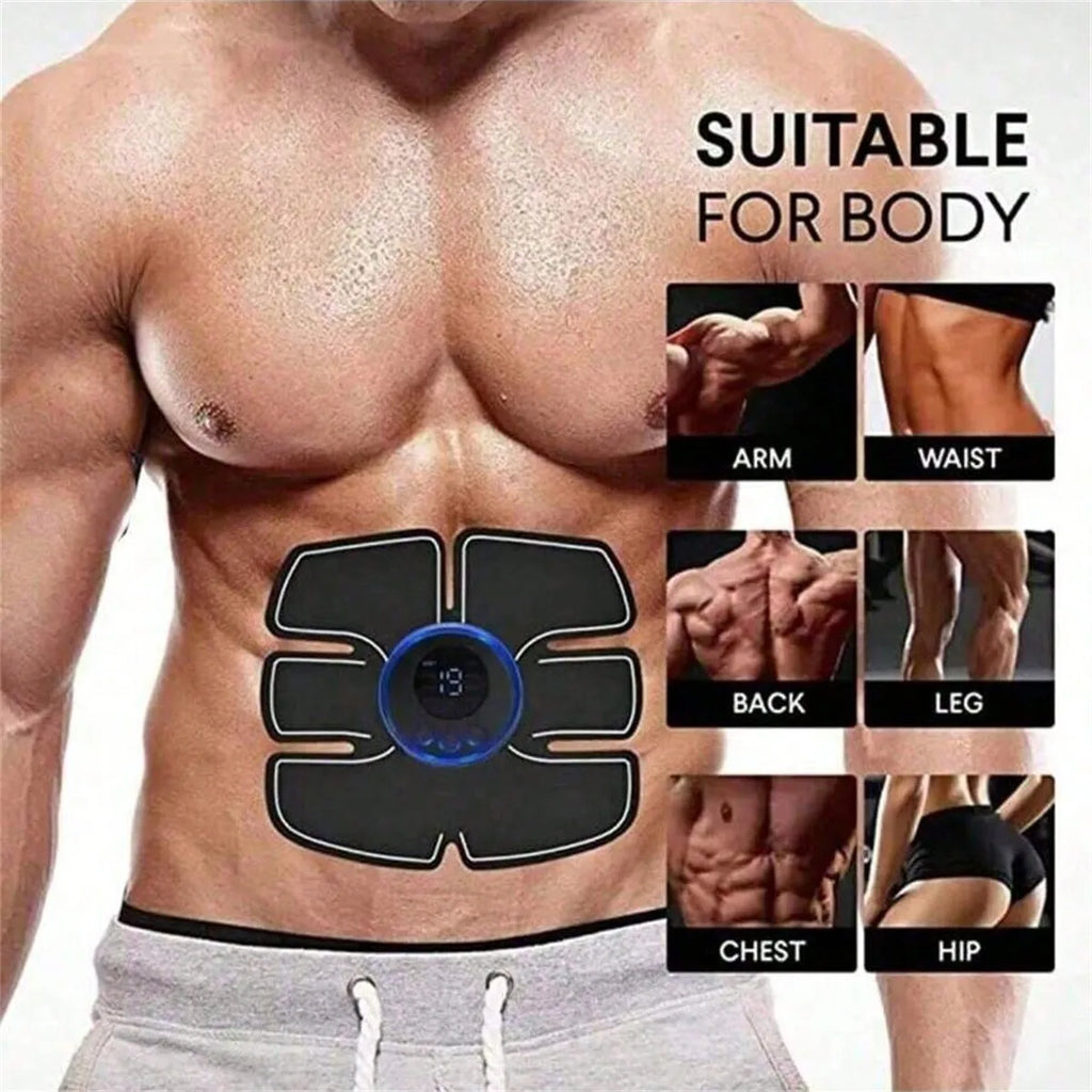 💪 Estimulador Muscular Eléctrico (Abdomen y Brazos) – Entrenador Fitness para Casa