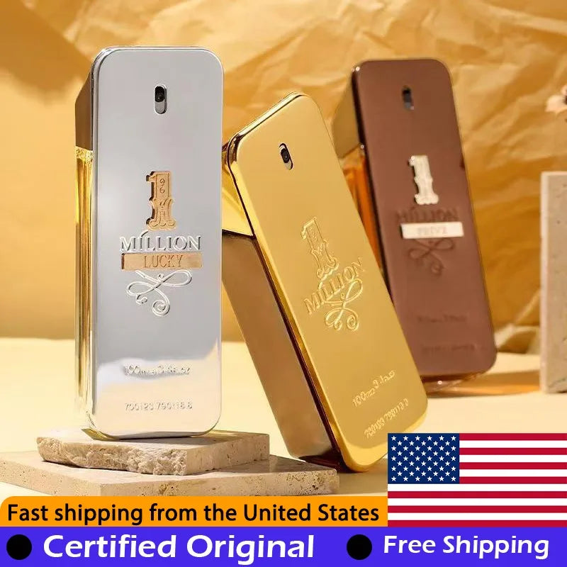 Perfume 1 Million Lucky Privé 100ML – Fragancia Masculina Intensa y Duradera de Paco Rabanne-1 Million Lucky Privé 100ML – Long Lasting Luxury Men's Fragrance by Paco Rabanne