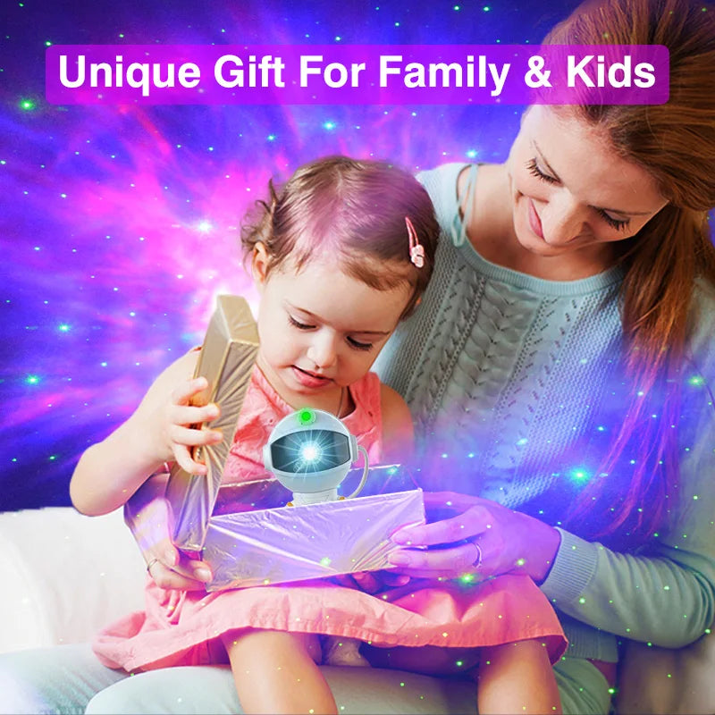 Astronaut Galaxy Projector – Star Night LED Lamp for Bedroom & Relaxation🌌 Proyector Galaxia Astronauta – Luz LED Nocturna para Habitación