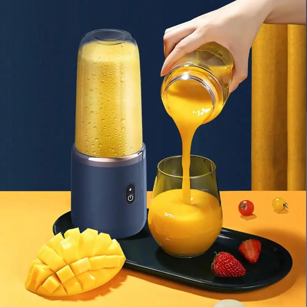 Licuadora Portátil Recargable USB | Smoothies en 30 Segundos | Ideal para Gym, Viajes y Casa
