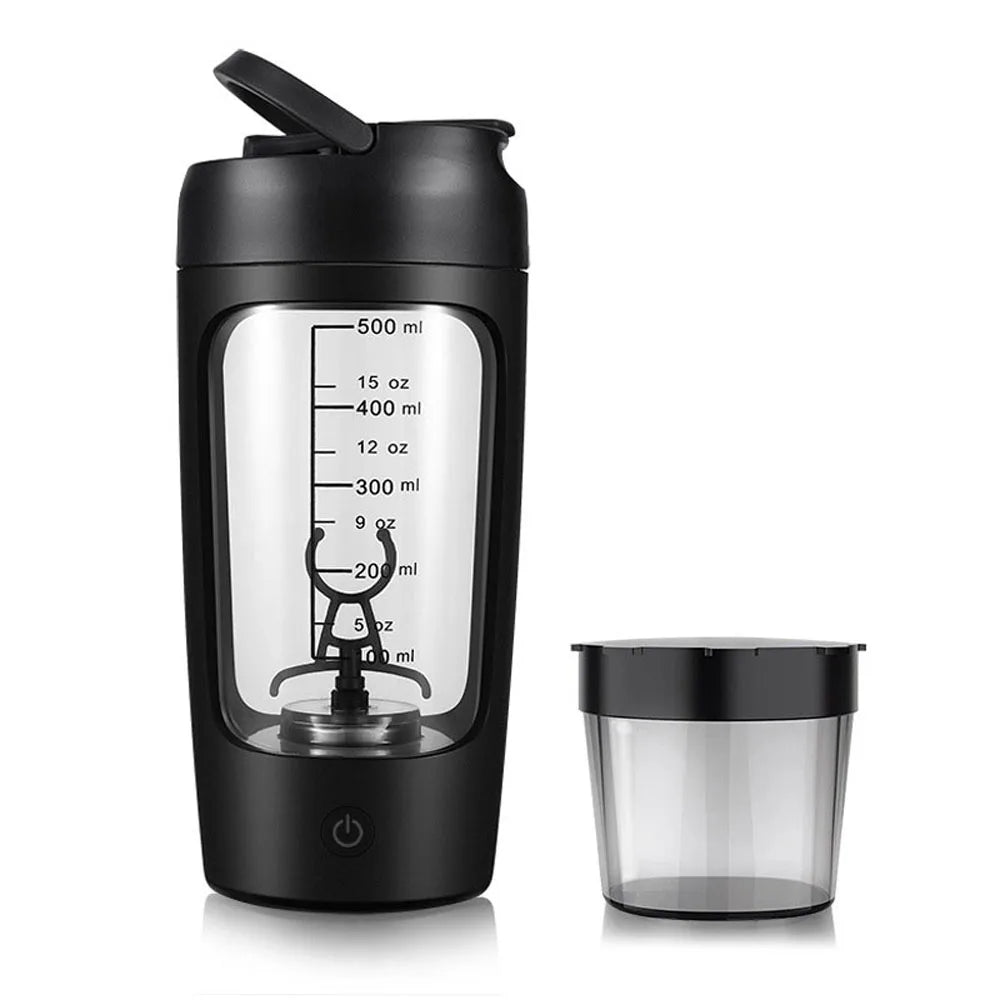 ¡Mezclas perfectas al instante! – Shaker Eléctrico Portátil Atuwebo (650ml)