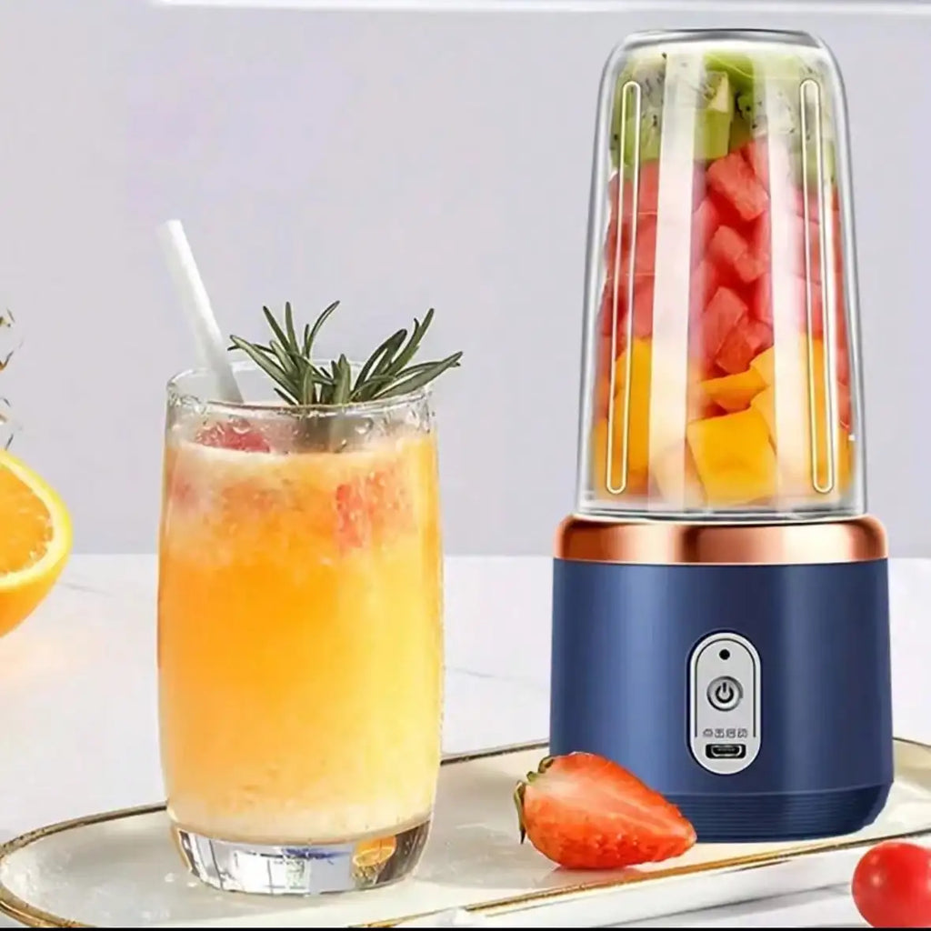 Licuadora Portátil Recargable USB | Smoothies en 30 Segundos | Ideal para Gym, Viajes y Casa