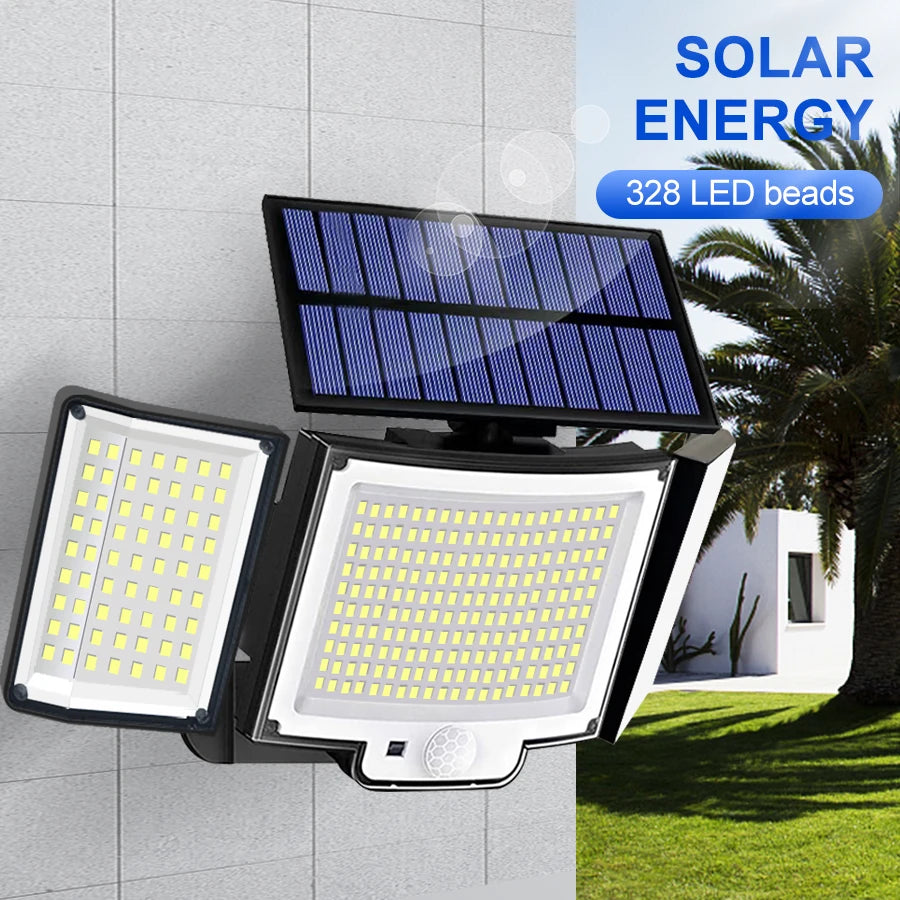 Reflector Solar LED Suburbano con Sensor de Movimiento (Hasta 348 LED)