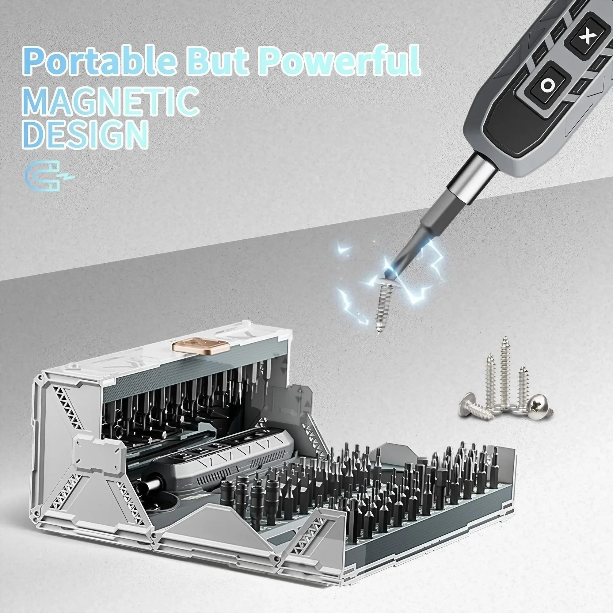 Destornillador Eléctrico de Precisión 180 en 1 Stonego