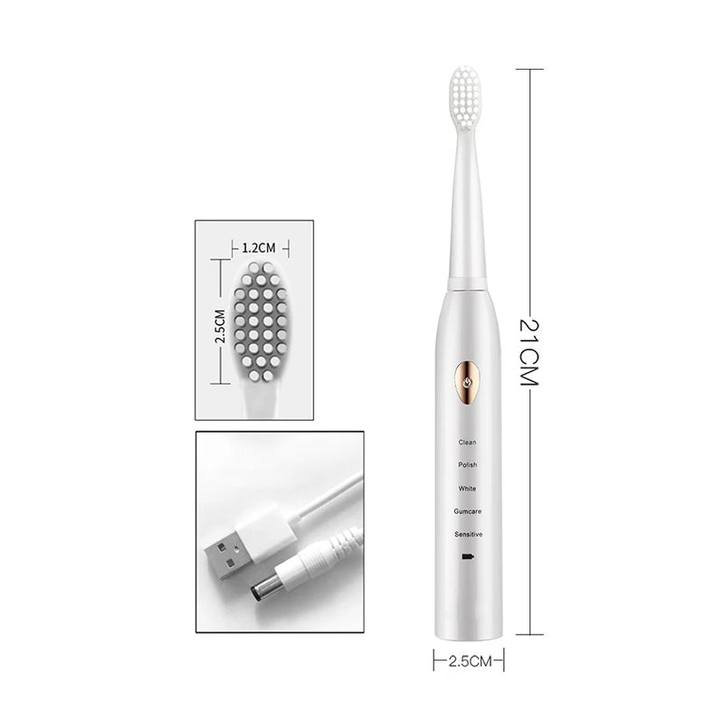 Cepillo de Dientes Eléctrico Sónico Profesional Toothink
